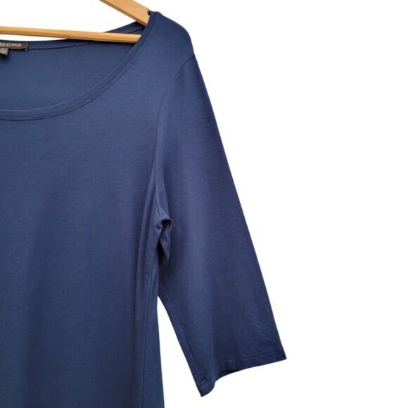 Eileen Fisher A-Line Dress Petite Large Blue - Picture 5 of 8